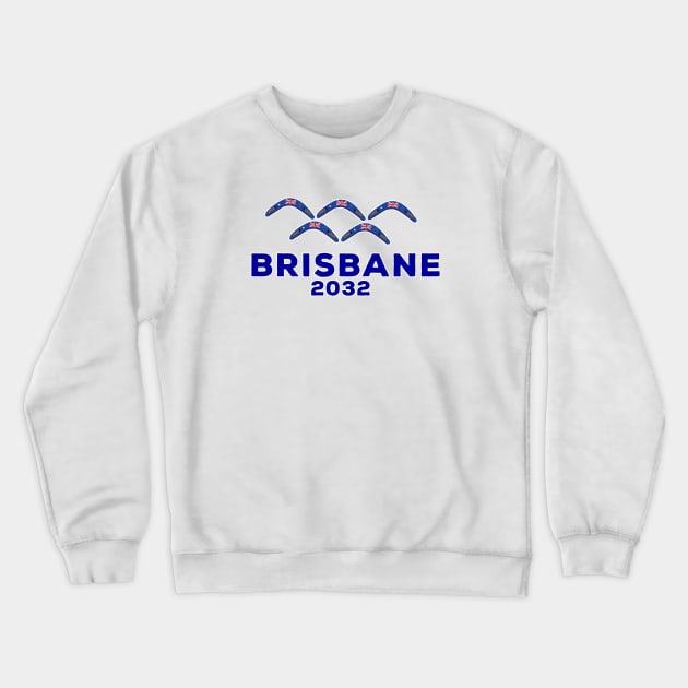 Brisbane Queensland Australia Crewneck Sweatshirt by DiegoCarvalho